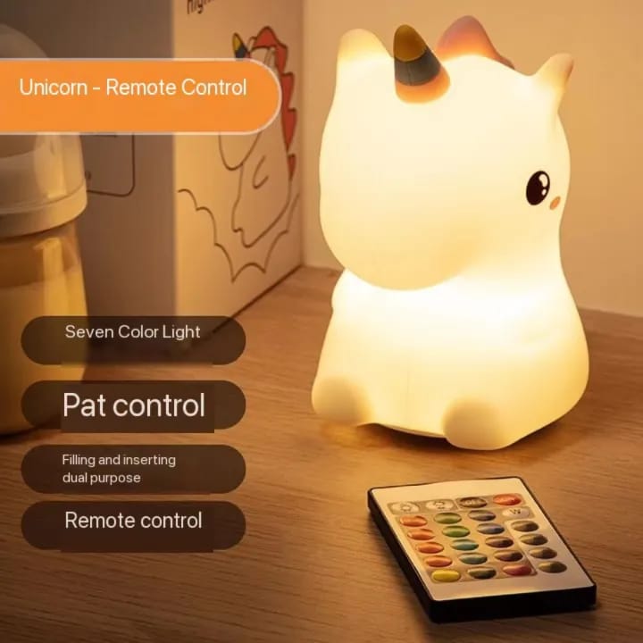 Unicorn Silicon Lamp - RGB Colours