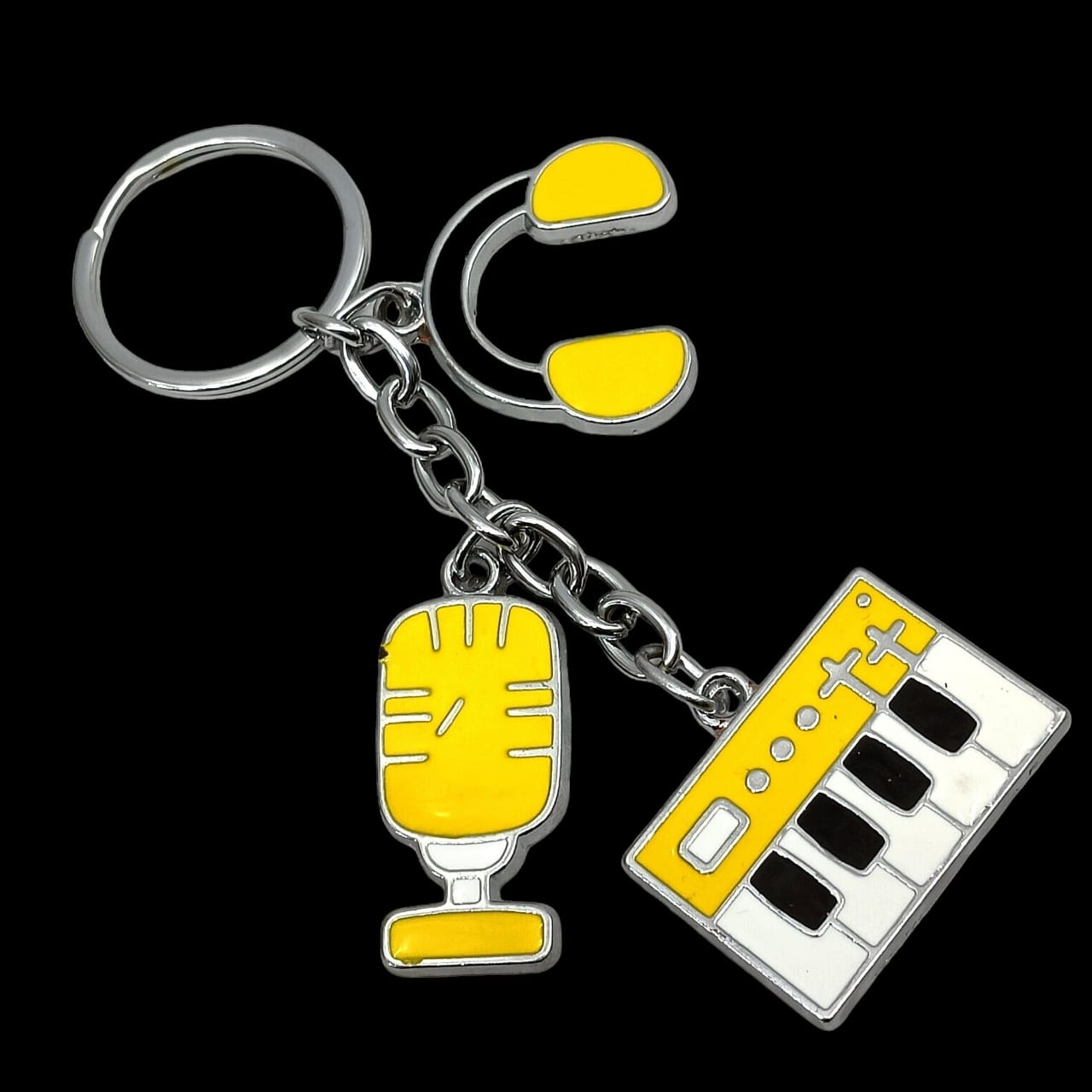 Music Lover Metal Keychain