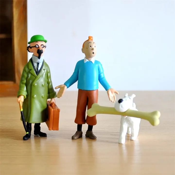 Tin Tin Figures (Set Of 6)