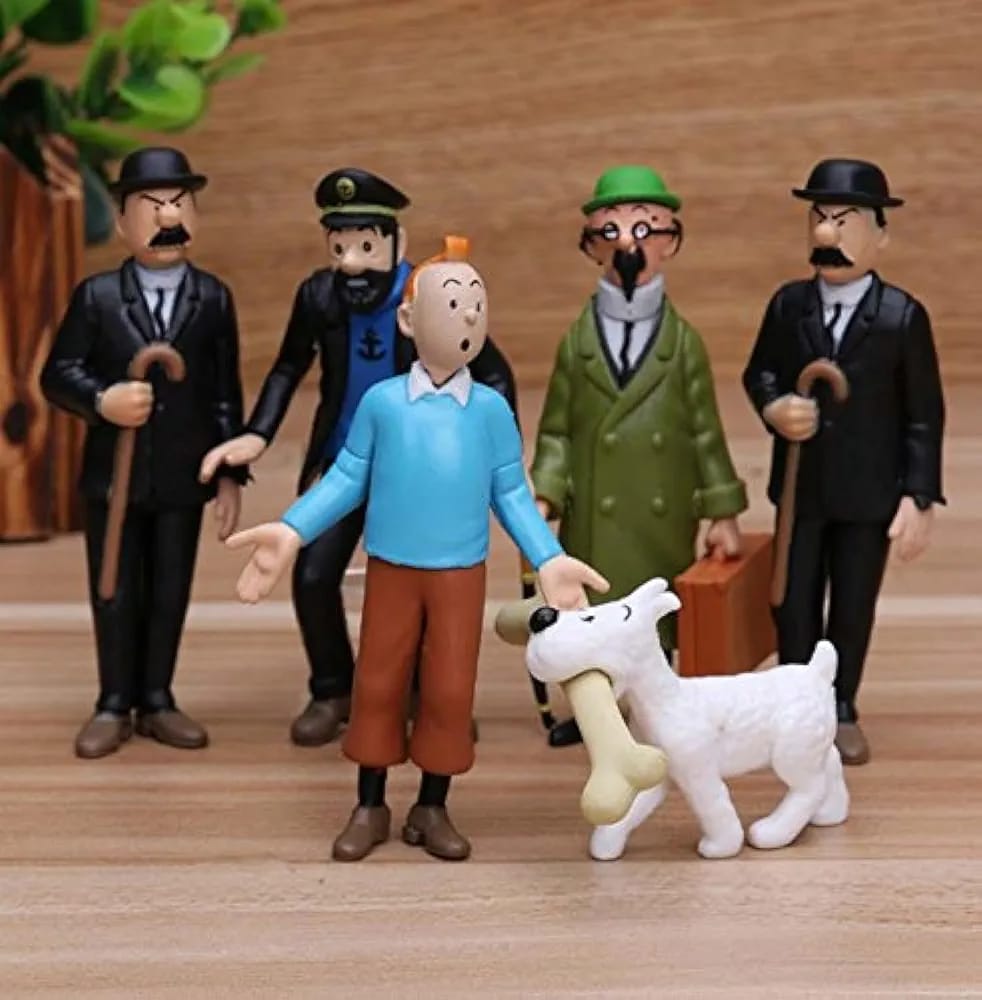 Tin Tin Figures (Set Of 6)