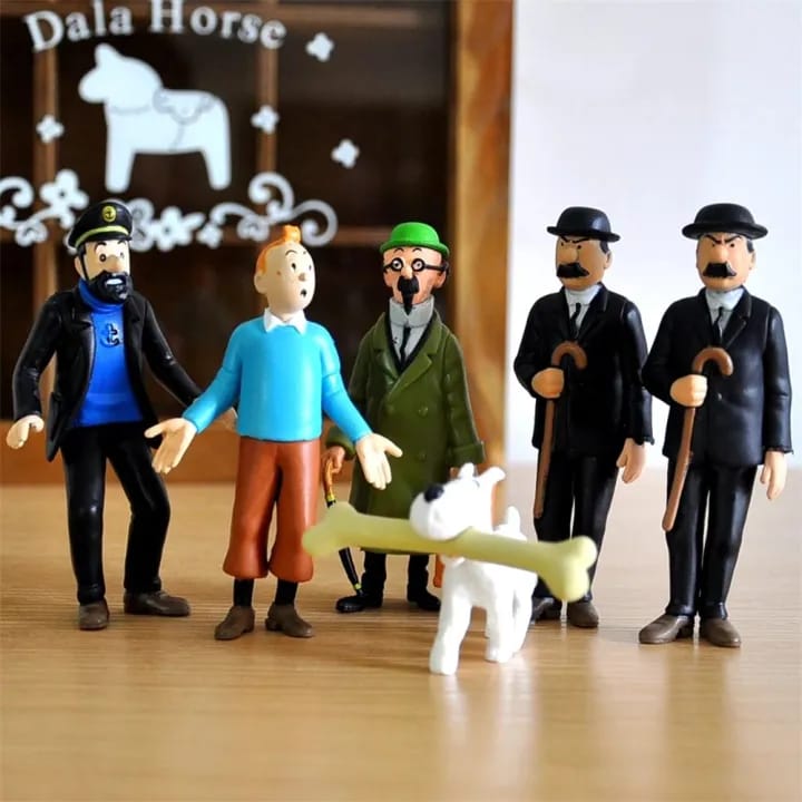 Tin Tin Figures (Set Of 6)