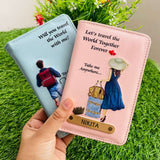 Personalised Couple Passport Cover (No Cod Allowed On This Product) - Prepaid Orders Only