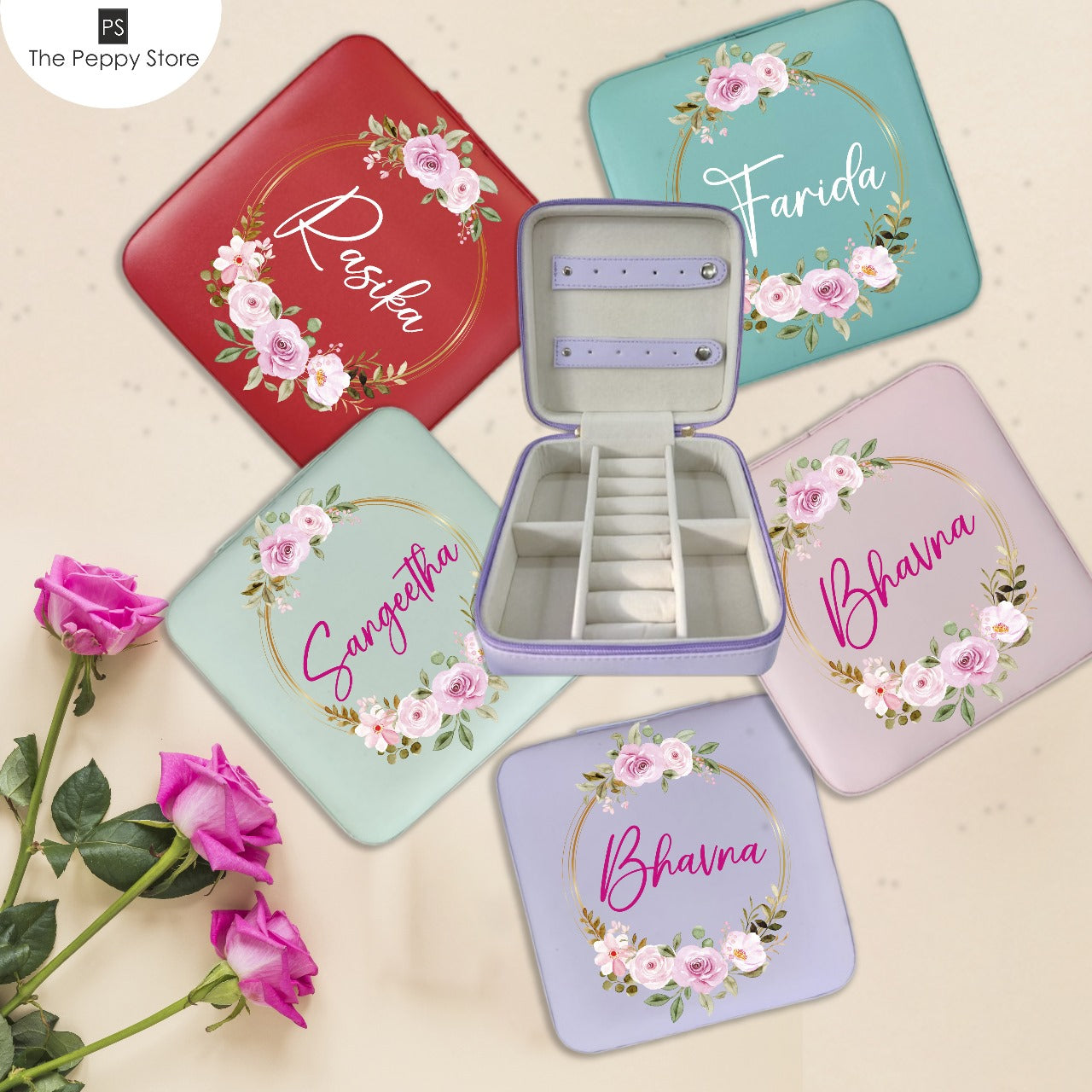 Personalised Name Engraved Jewellery Boxes (No COD Allowed) - Prepaid Orders Only