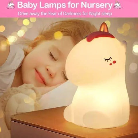 Unicorn Silicon Lamp - 7 Colours (Random Colour Lamp Will Be Provided)