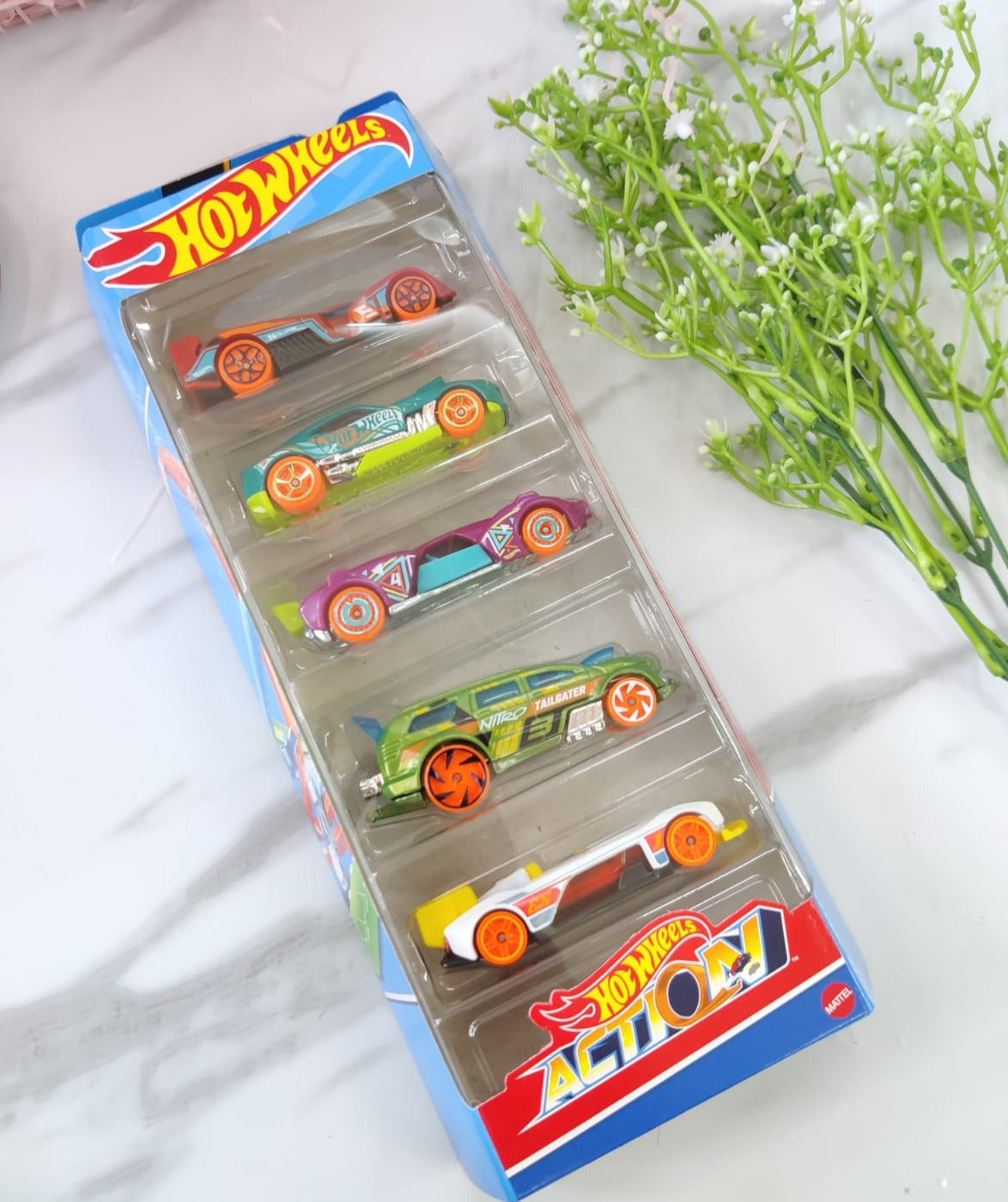 Hot Wheels Action Set of 5 Vehicles Exclusive Collection