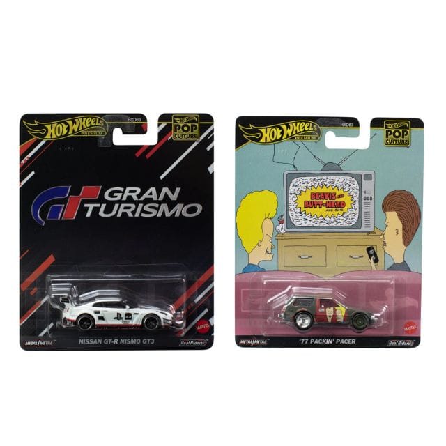 Hot Wheels Premium Pop Culture Vehicles Exclusive Collection - Select From Drop Down Menu