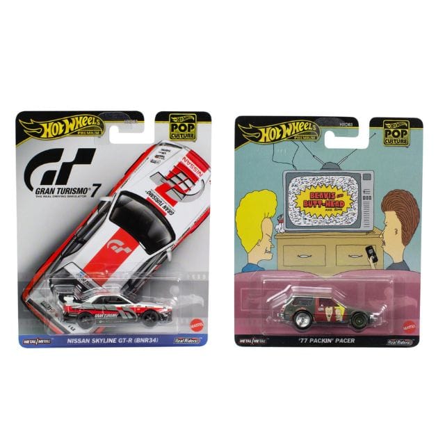 Hot Wheels Premium Pop Culture Vehicles Exclusive Collection - Select From Drop Down Menu