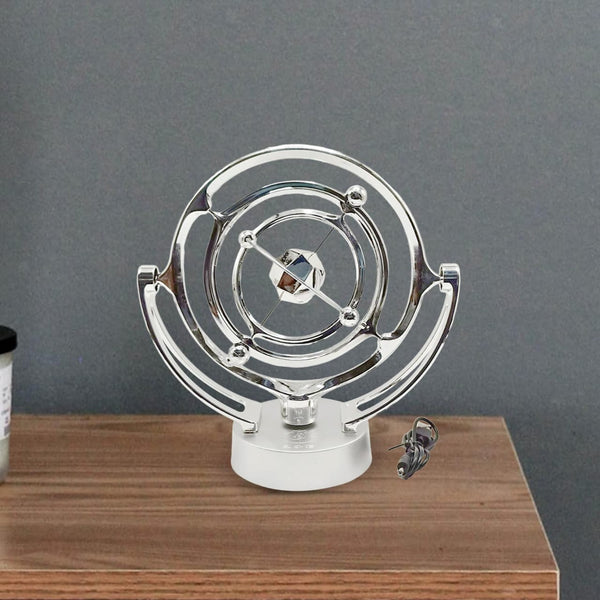 Perpetual Motion Swing Sphere Collectable Show Piece - Battery And Usb - Silver
