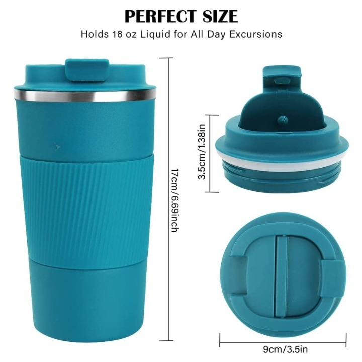 Personalised Travel Coffee Mug - Select From Drop Down Menu (No Cod Allowed On This Product) - Prepaid Order Only