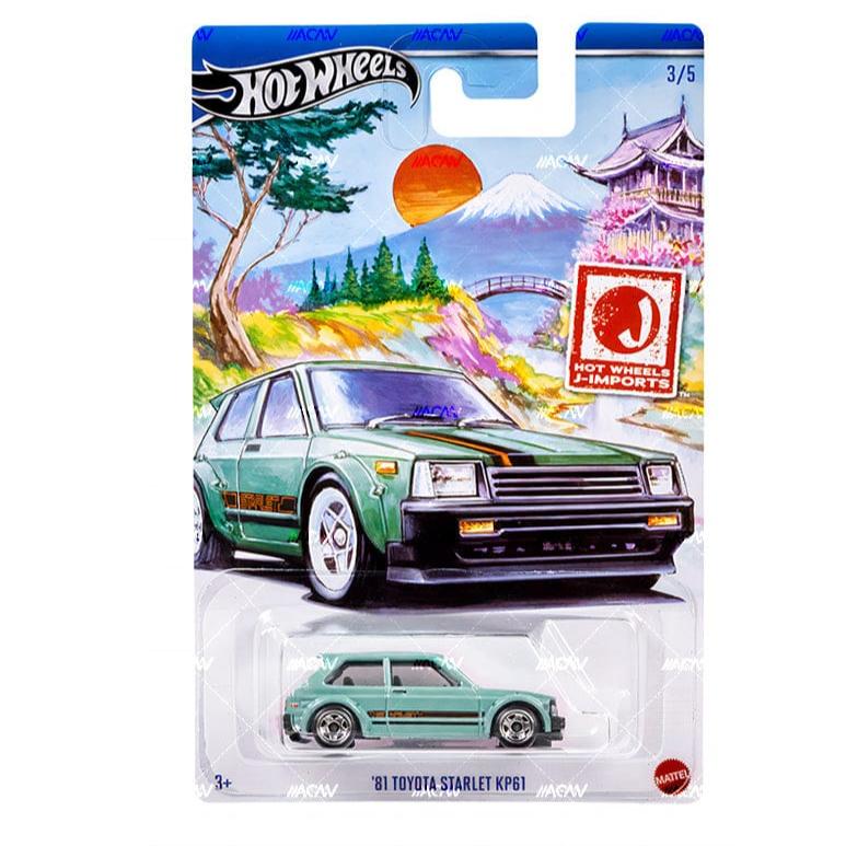 Hot Wheels J-Imports ’81 Toyota Stablet Kp61 Vehicles Exclusive Collection