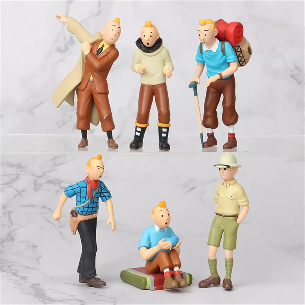 Tin Tin Miniatures (Set Of 6) - Will Be Shipped After 15th January