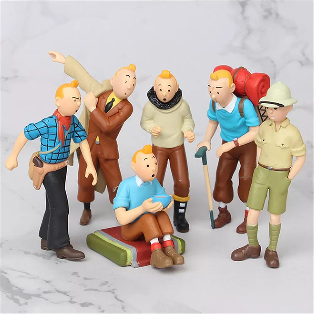 Tin Tin Miniatures (Set Of 6) - Will Be Shipped After 15th January