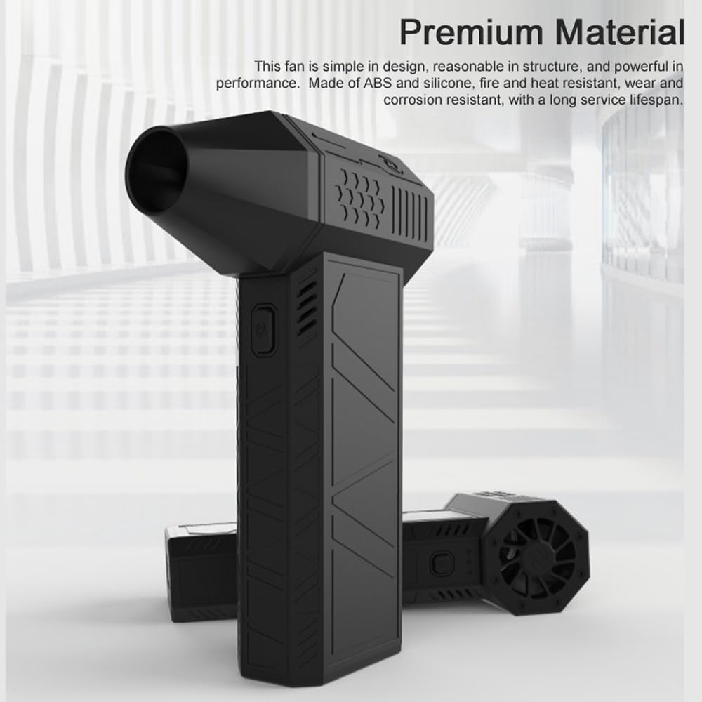 Handheld Motor Jet Fan 130000 RPM Mini Dust Blower Cleaning Tool With USB (No Cash On Delivery Allowed On This Product) - Prepaid Orders Only