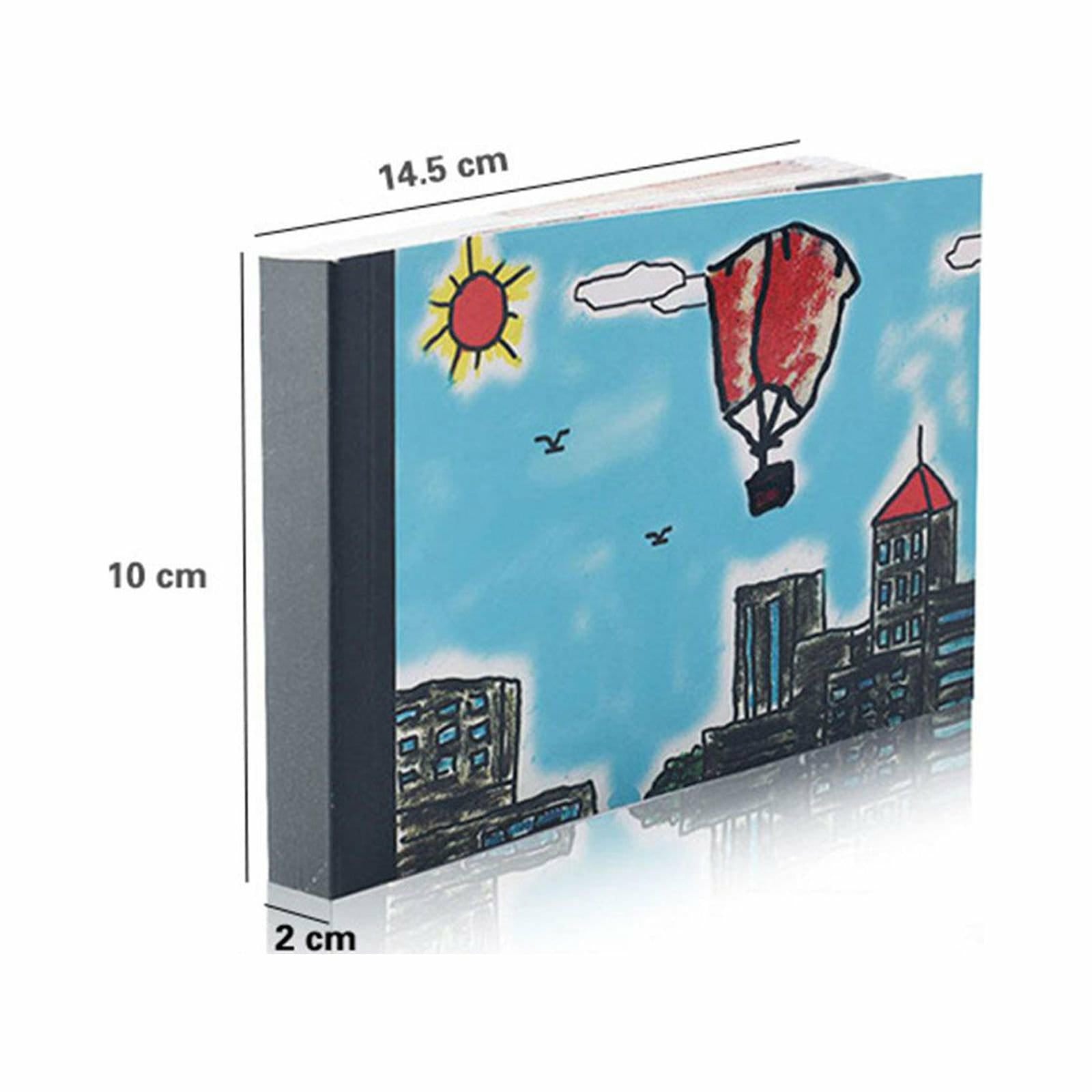 Creative Comic Miss You Flip Book with Finger Ring Space