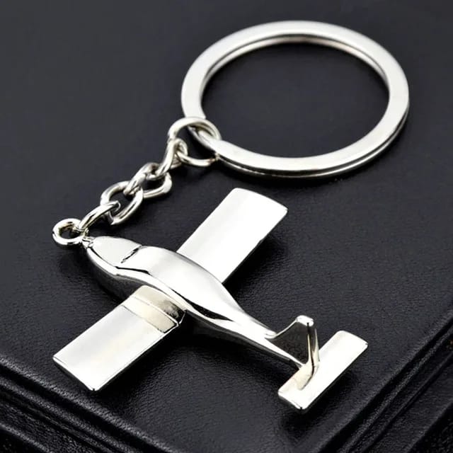 Aircraft Plane Metal Keychain