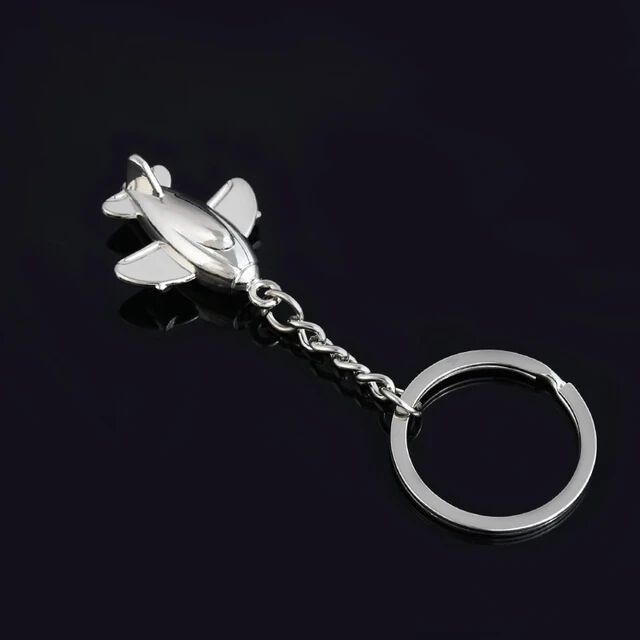 Aircraft Plane Metal Keychain
