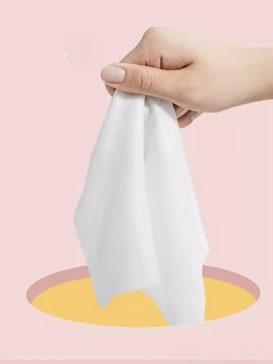 Mini Pocket Wet Wipes - Cat - Pack of 8*8 wipes each in each pack = 64 wipes