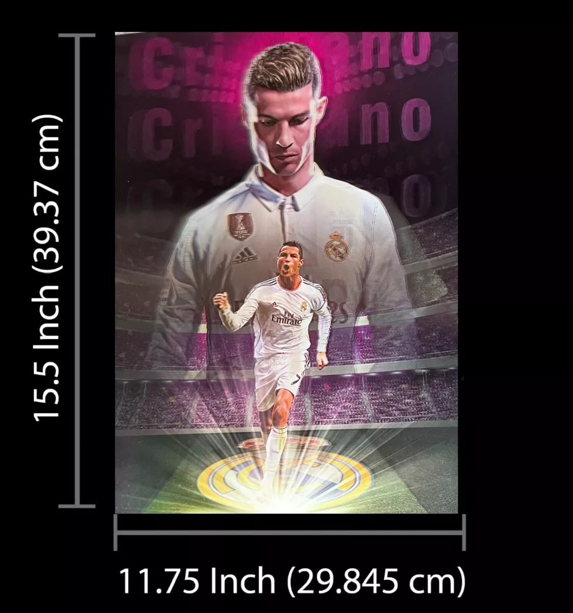 Ronaldo 3D Poster