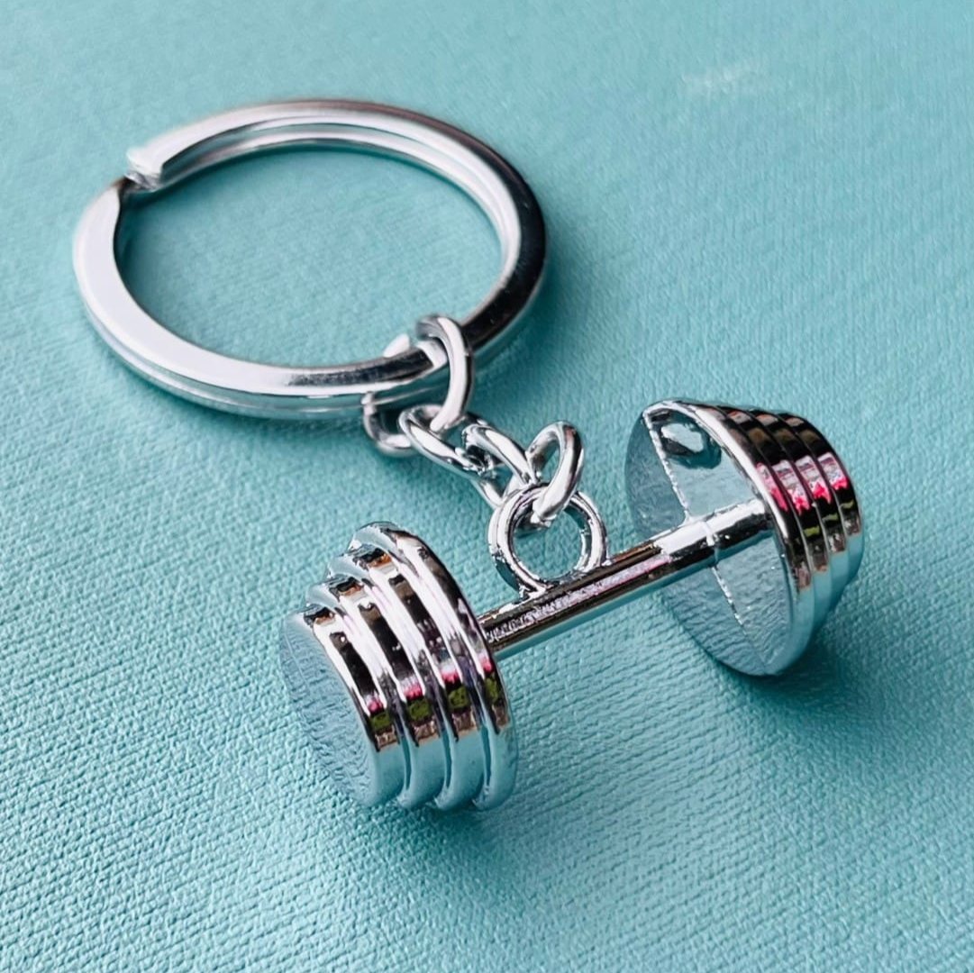 Dumbell Keychain