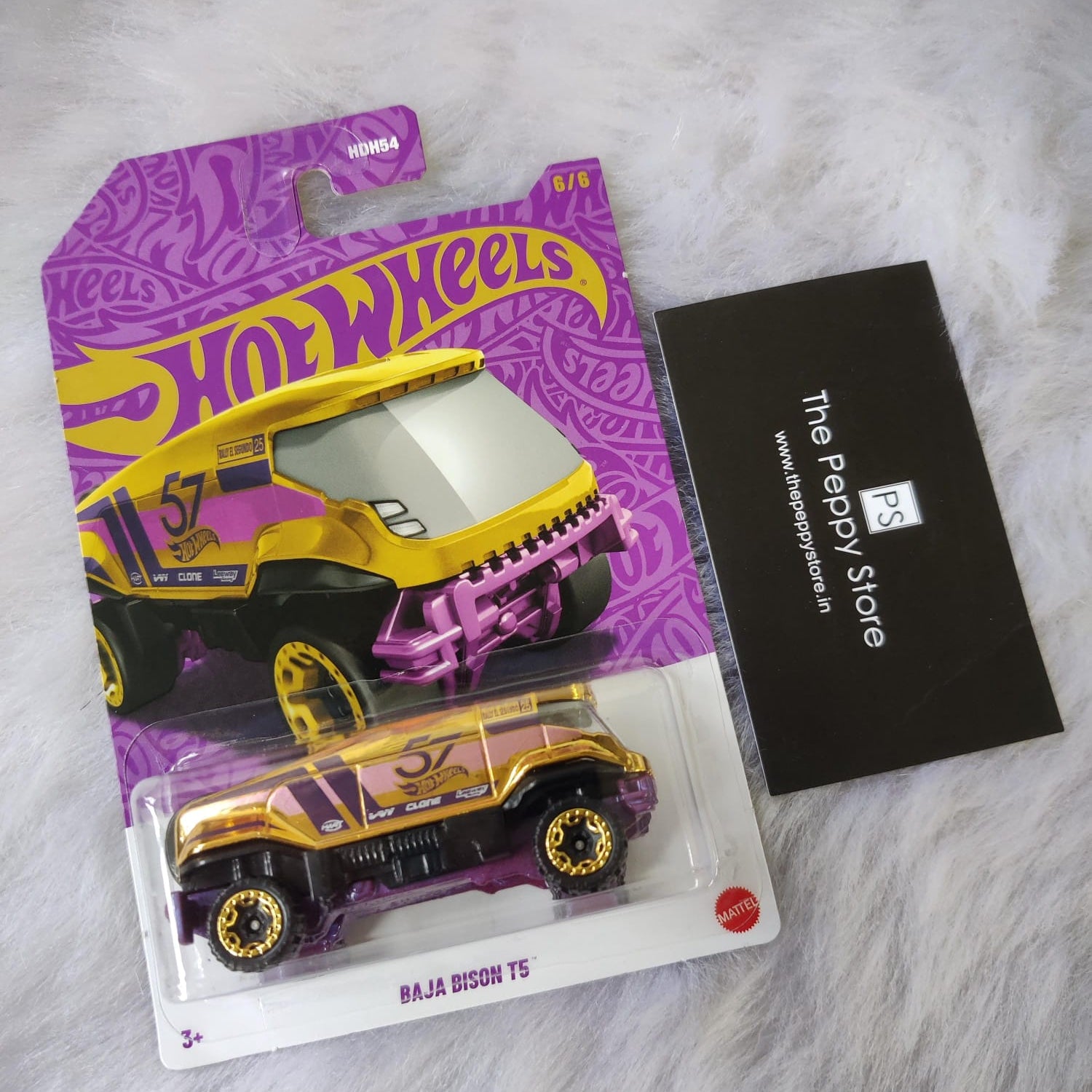 Hot Wheels Chase 57th Anniversary Baja Bison T5 Vehicle Exclusive Collection