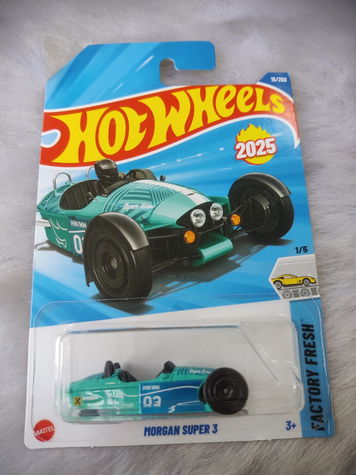 Hot Wheels Imported Morgan Super 3 Vehicle Exclusive Collection