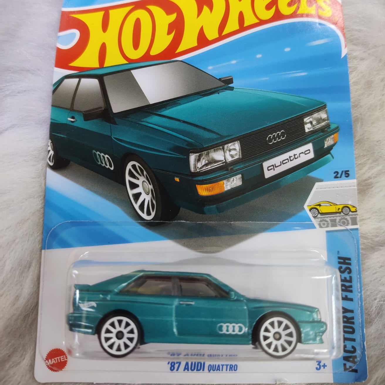Hot Wheels Imported '87 Audi Quattro Vehicle Exclusive Collection