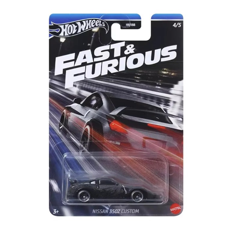 Hot Wheels Imported Fast & Furious 9C6G HNR88 Nissan 350Z Custom Vehicles Exclusive Collection
