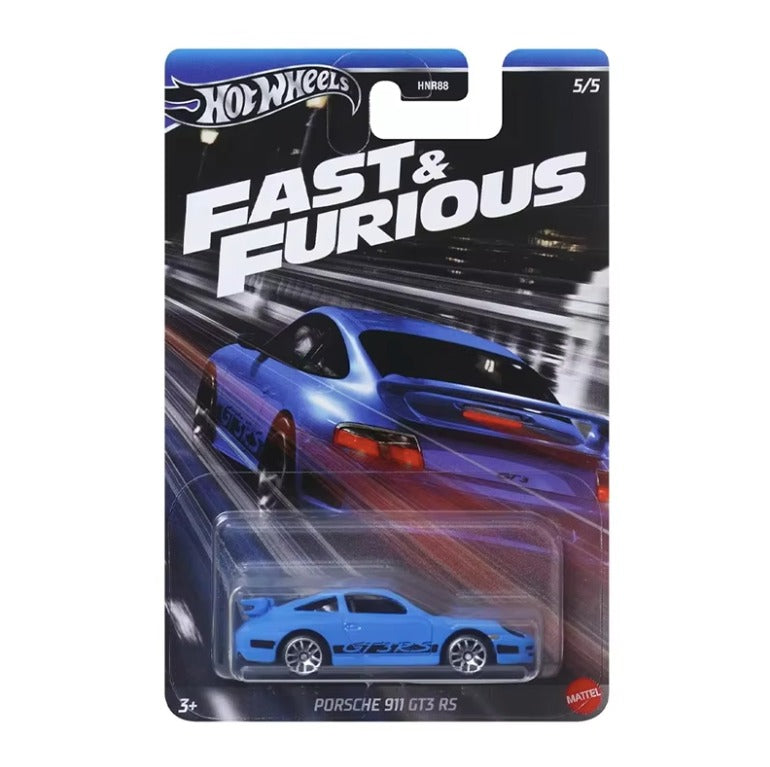 Hot Wheels Imported Fast & Furious 9C6G HNR88 Porsche 911 GT3 RS Vehicles Exclusive Collection