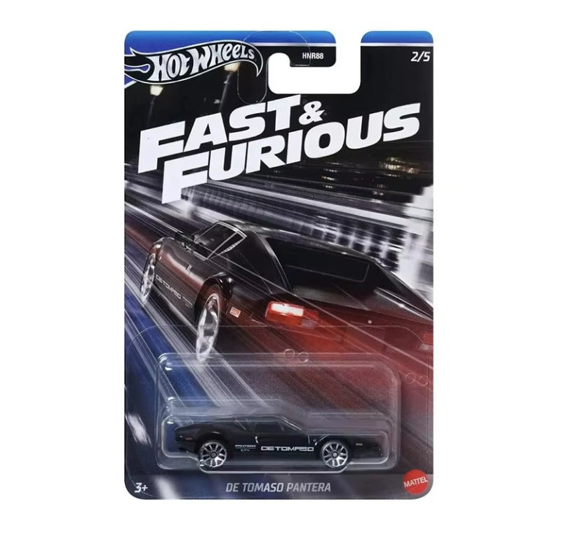 Hot Wheels imported Fast & Furious 9C6G HNR88 De Tomaso Pantera Vehicles Exclusive Collection