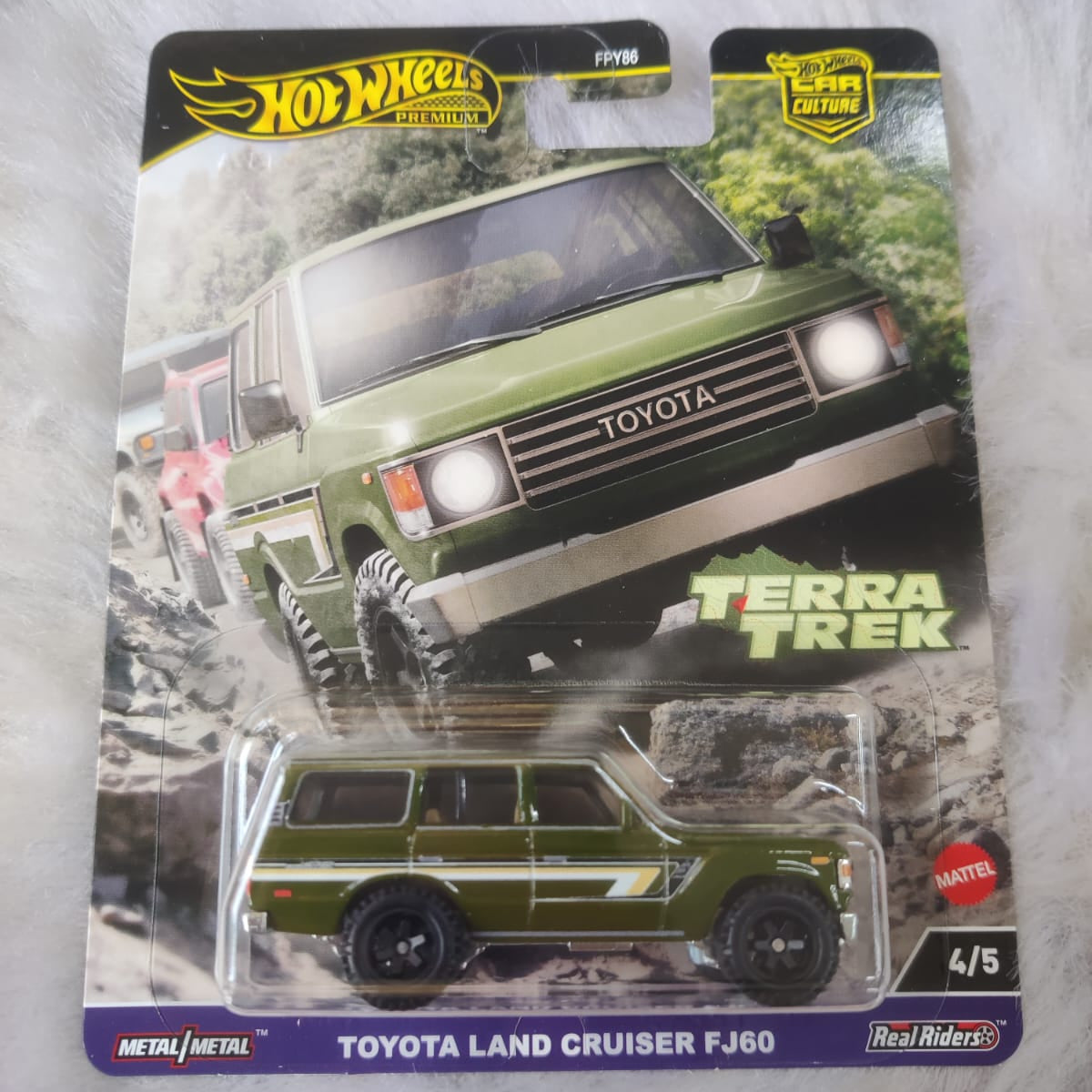 Hot Wheels Imported Premium Car Culture FPY86 Terra Trek Toyota Land Cruiser FJ60 Vehicles Exclusive Collection