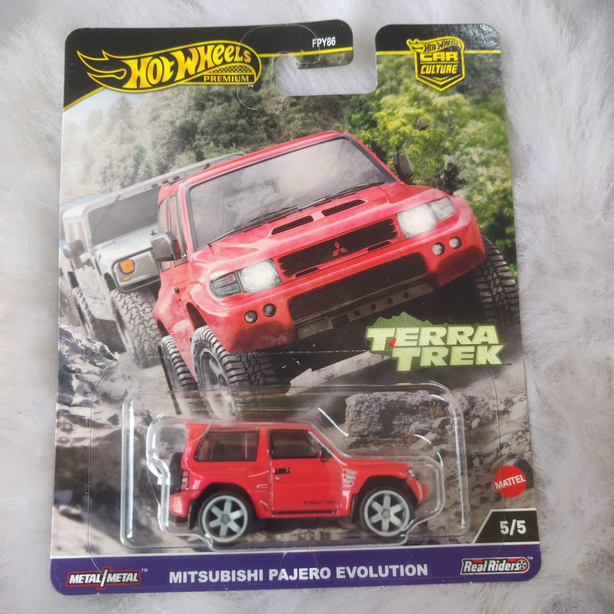 Hot Wheels Imported Premium Car Culture FPY86 Terra Trek Mitsubishi Pajero Evolution Vehicles Exclusive Collection