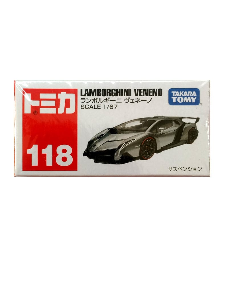 Takara Tomy Tomica 118 Lamborghini Veneno - Scale 1/67 Diecast Model Car