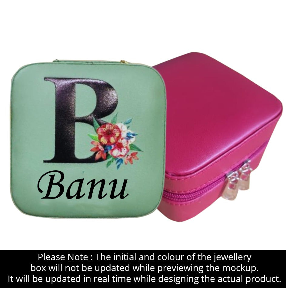 Personalised Name Engraved Mini Jewellery Boxes (No COD Allowed) - Prepaid Orders Only
