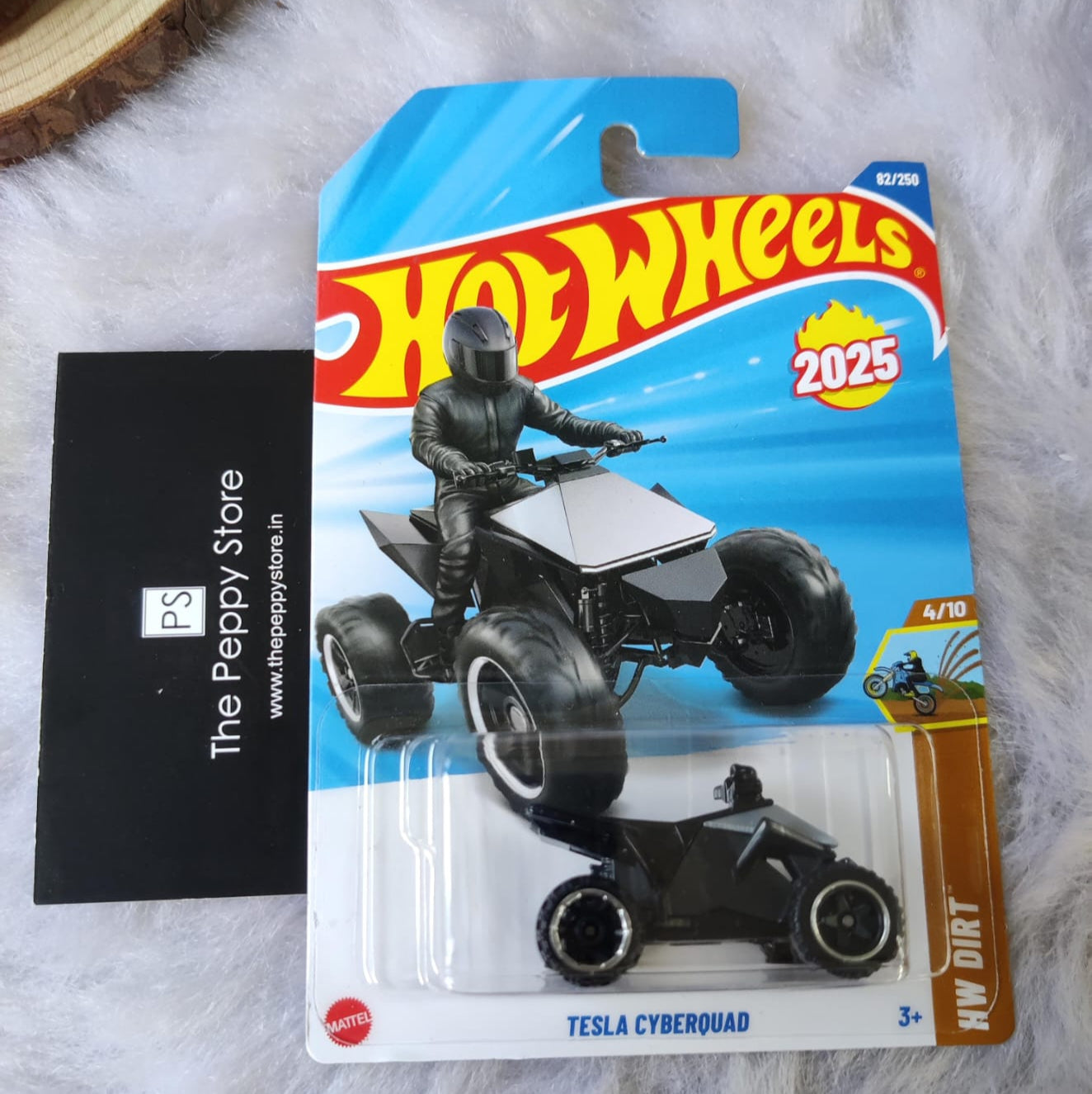 Hot Wheels Imported Rare Tesla Cyberquad Vehicle Exclusive Collection 2025 C and D Case