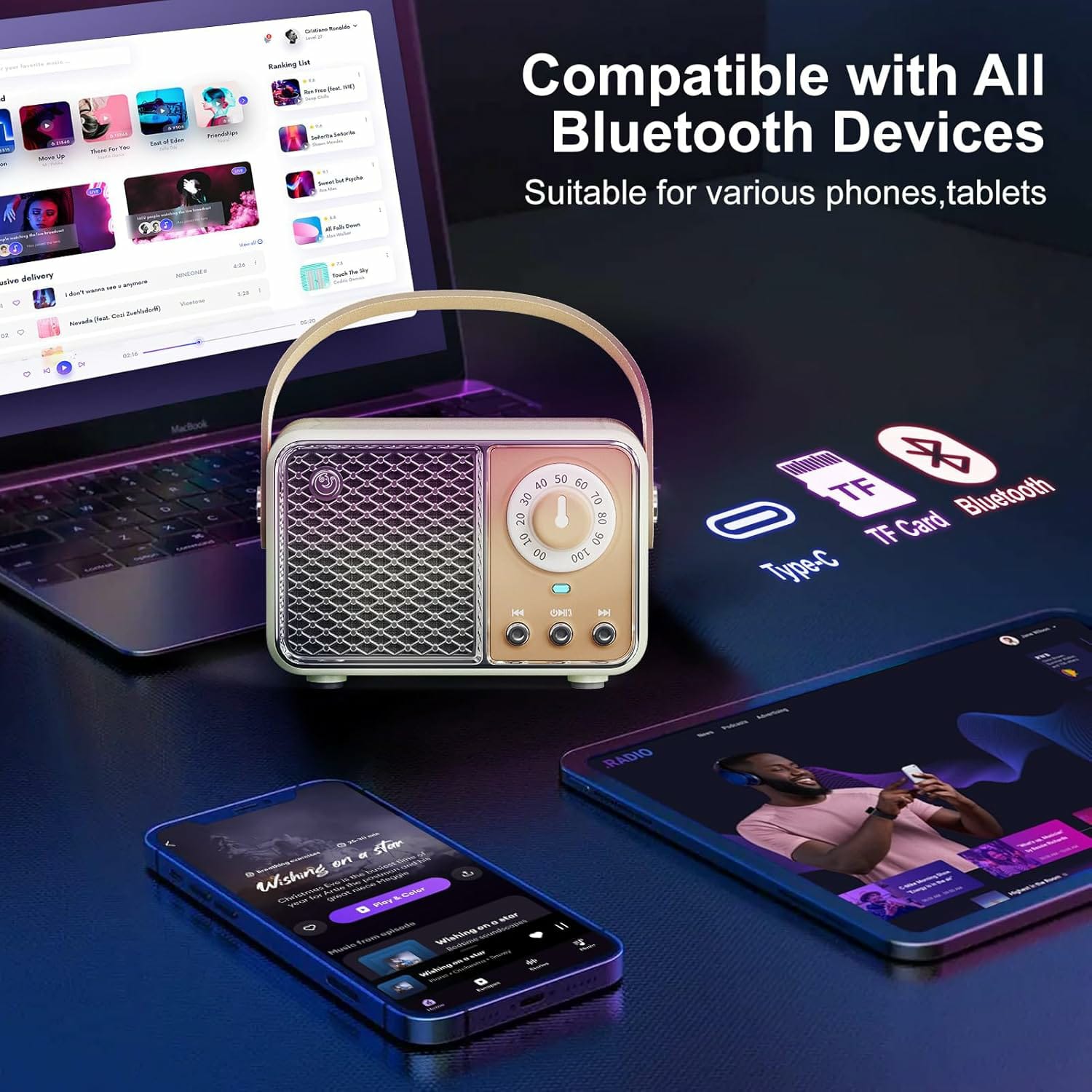 HM11 Pro Portable Wireless Bluetooth Speaker (Choose From DropDown Menu)