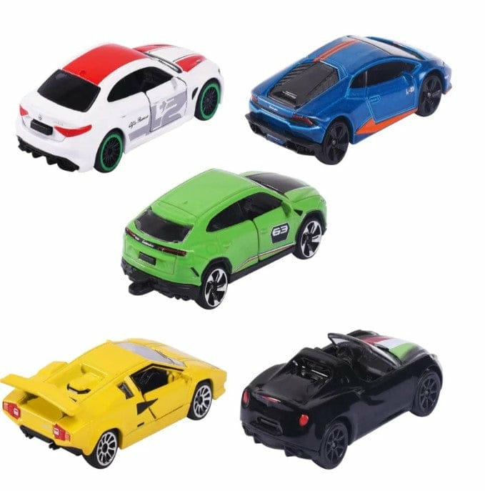 Majorette Dream Cars Italy Giftpack Premium Diecast Car Model - Set of 5