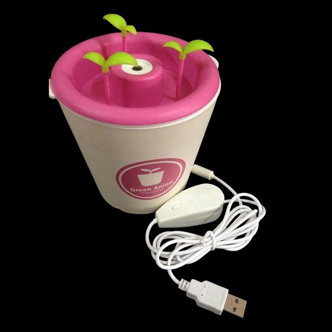 Green Anion Ceramic Aroma Diffuser Mist Dispenser - Pink Dispenser