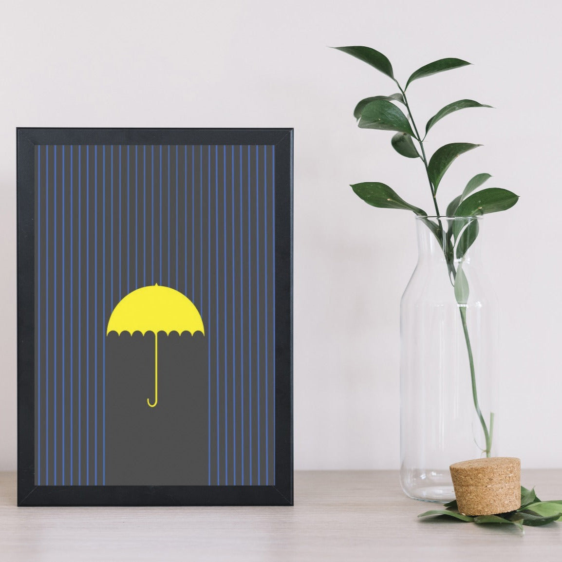 How I Met Your Mother - Yellow Umbrella A4 Frame