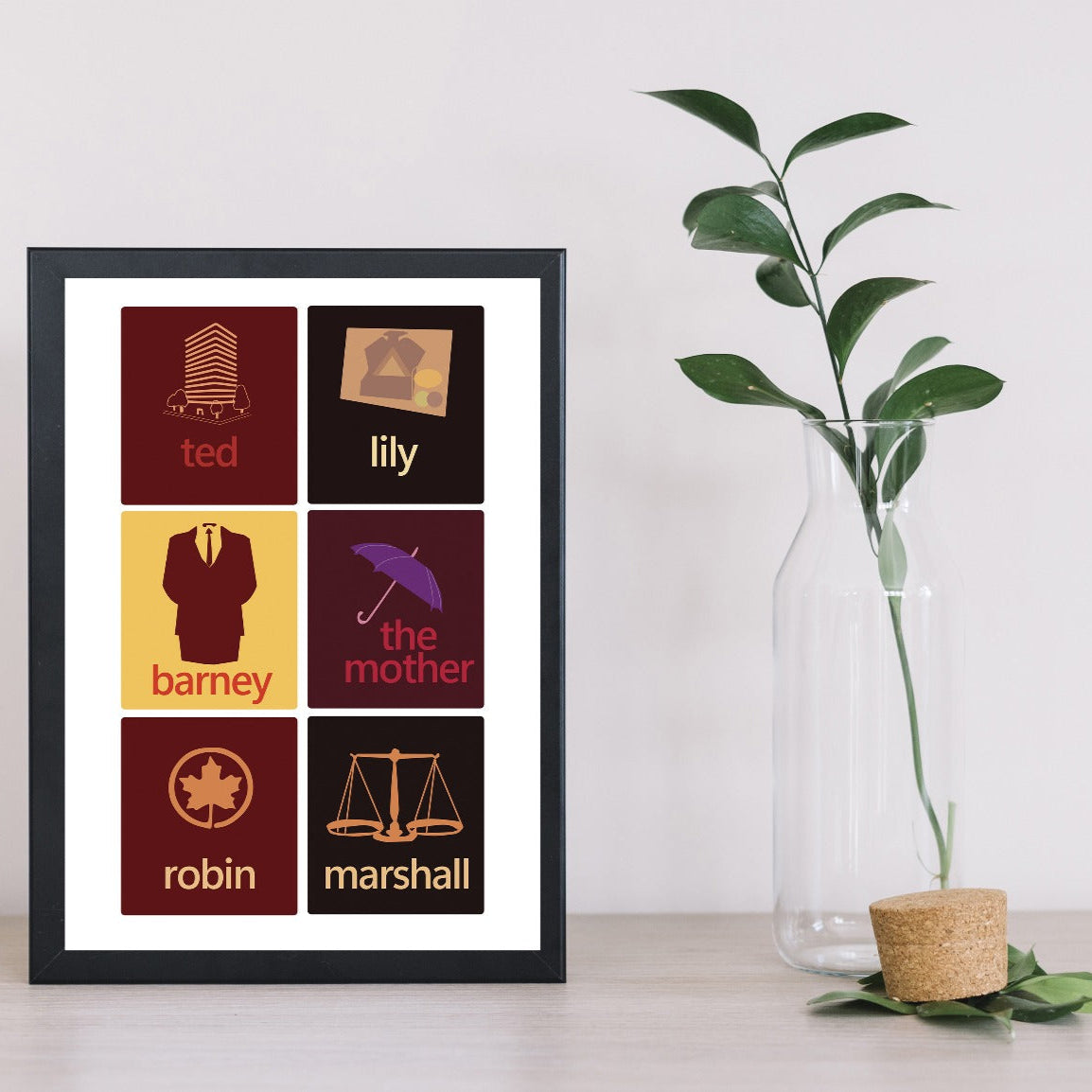 How I Met Your Mother - Collage A4 Frame