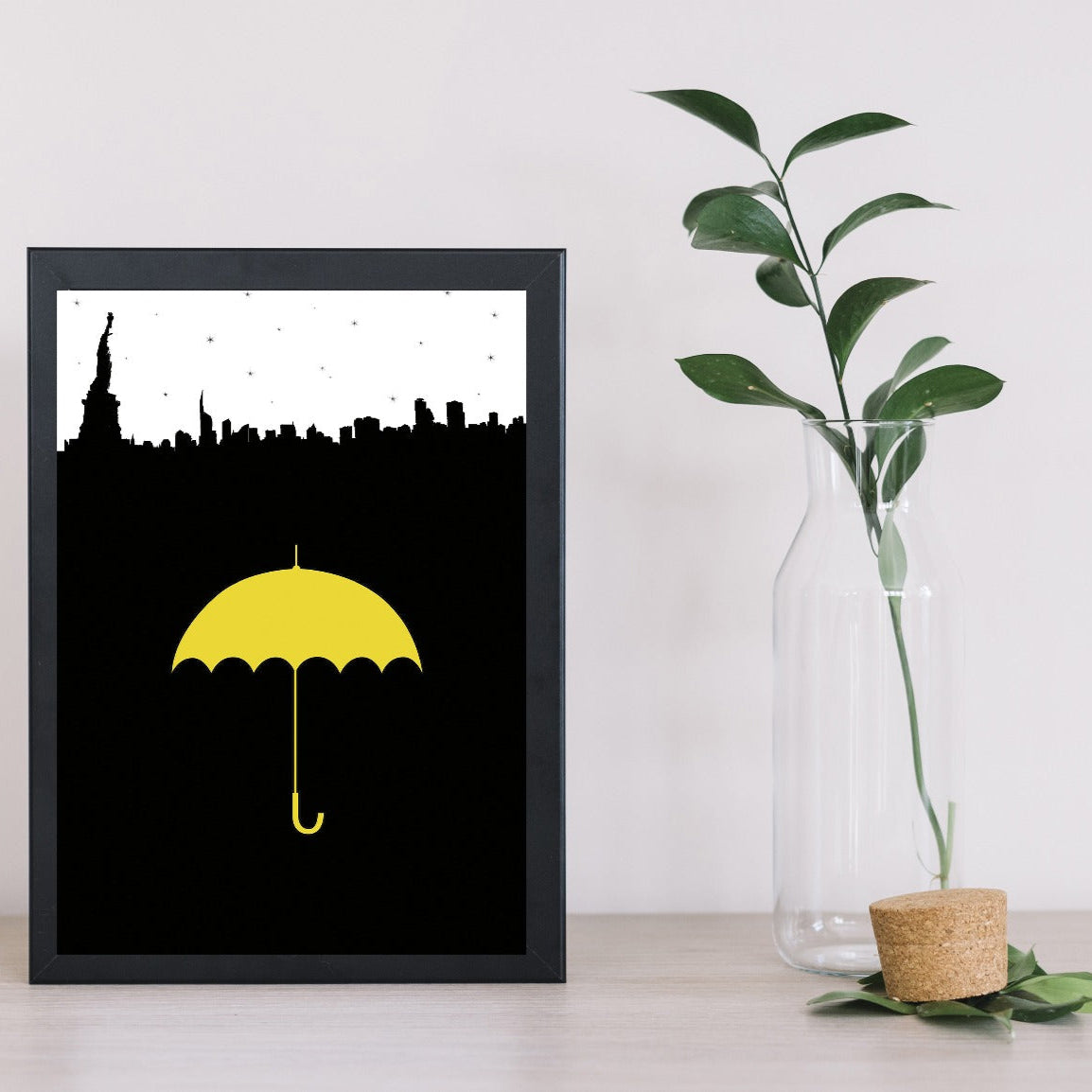 How I Met Your Mother - Yellow Umbrella A4 Frame