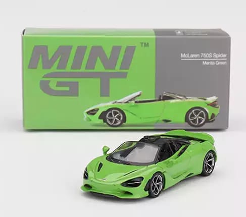 Mini GT Code 783 2024 McLaren 750S Spider Mantis Green