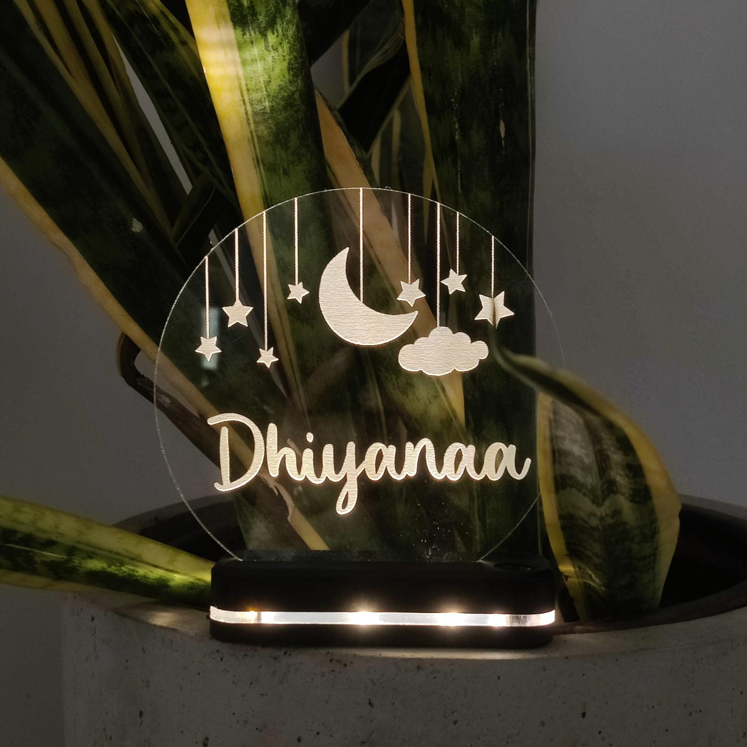 Personalised Name LED Night Lamp (No Cash On Delivery Allowed On This Product)