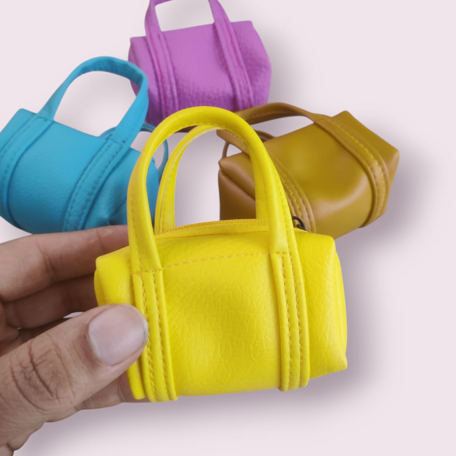 Cute Mini Duffel Coin Pouch Bag (Choose From Drop Down Menu)