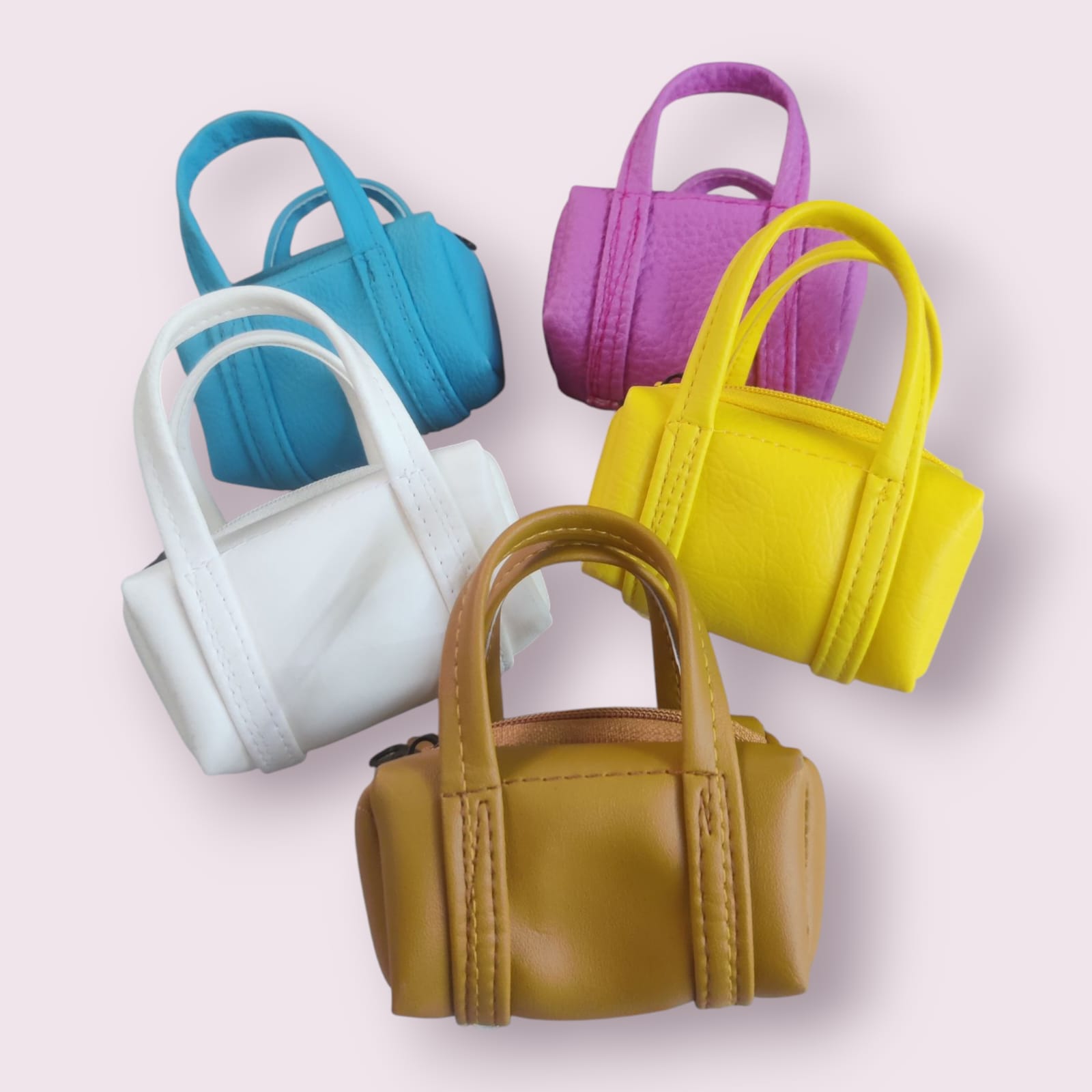 Cute Mini Duffel Coin Pouch Bag (Choose From Drop Down Menu)