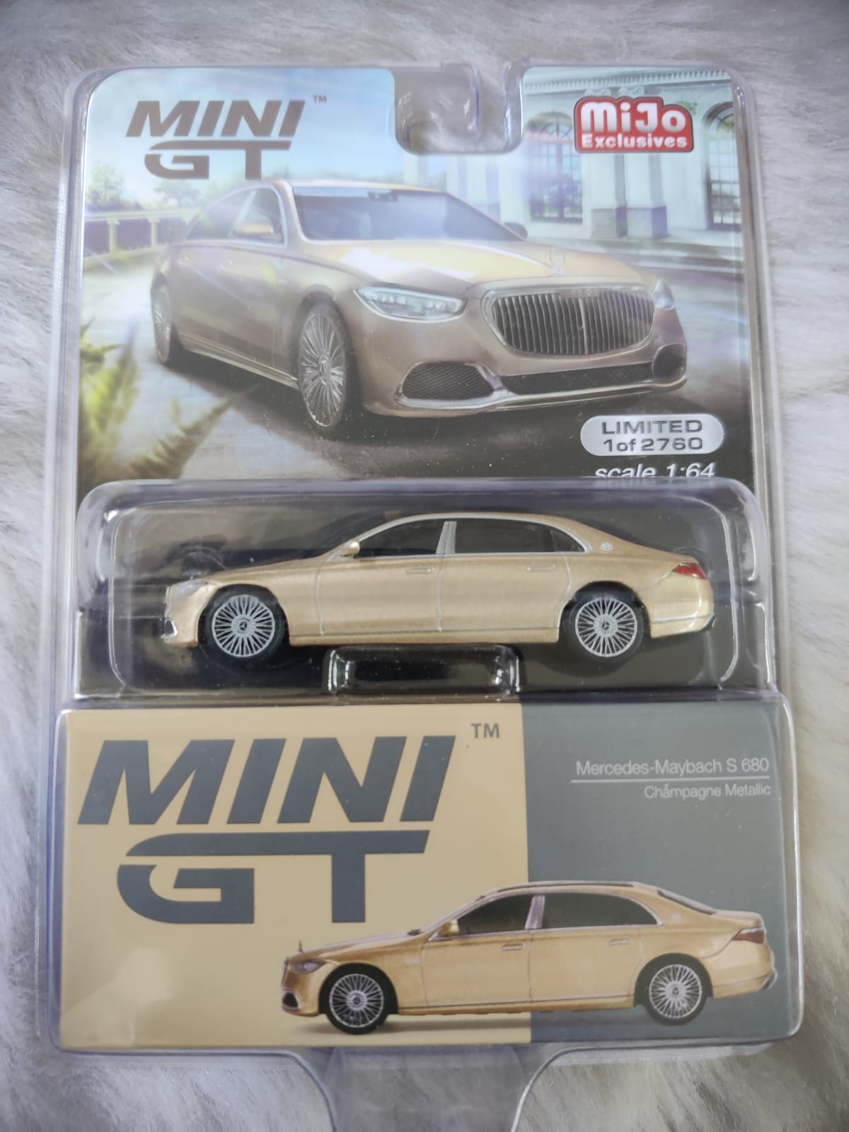 Mini GT Code 604 Mercedes-Maybach S680 Champagne Metallic