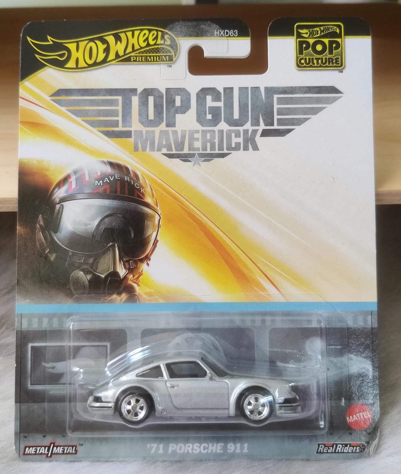 Hot Wheels 2025 Premium 1:64 Top Gun Maverick - '71 Porsche 911 - Pop Culture