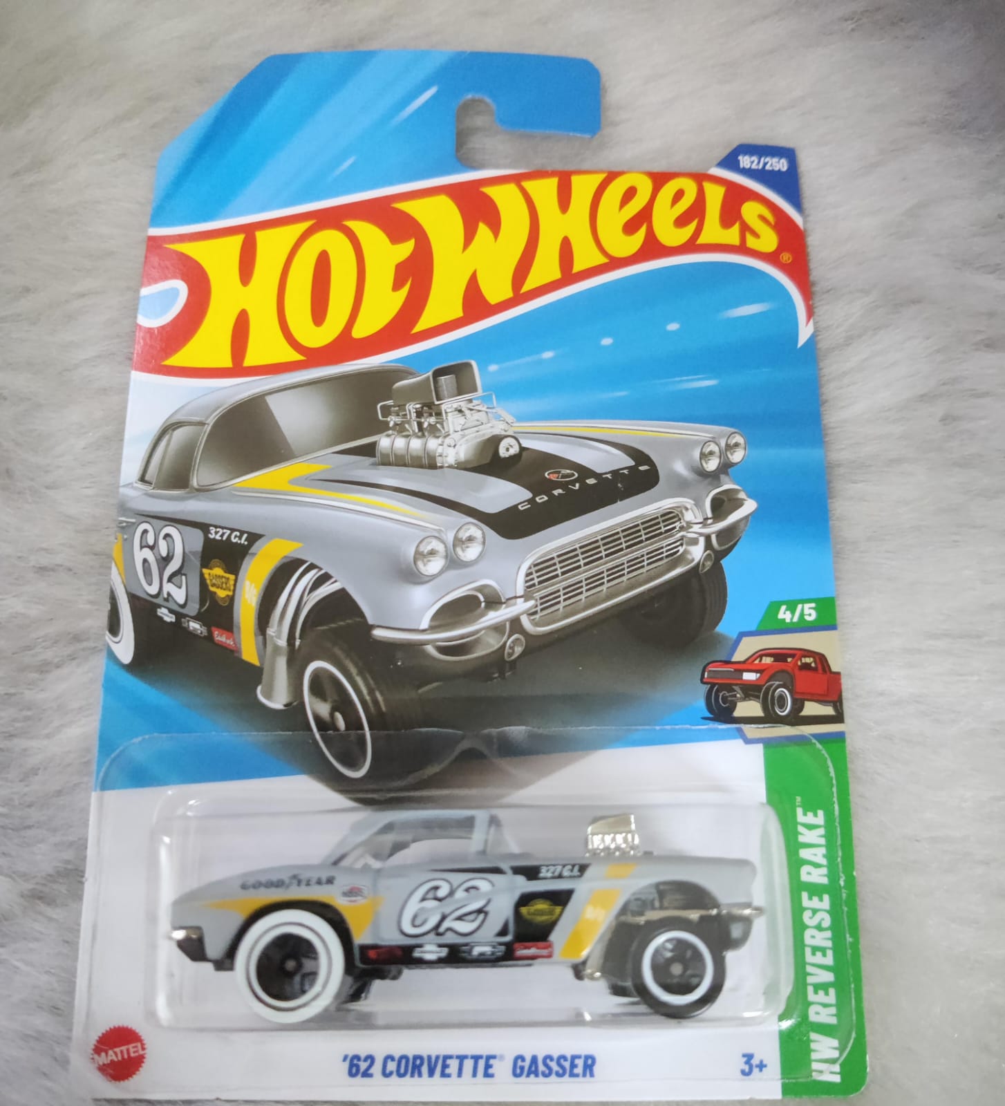 HOT WHEELS 62 CORVETTE GASSER J AND K case 2025