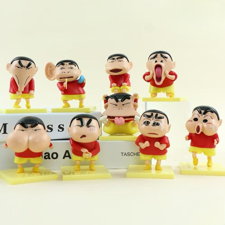 Shinchan Set of 9 Figures