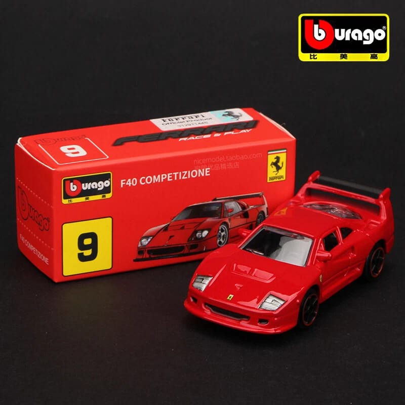 Official Bburago F40 Competizione - 1 : 64 Diecast Scale Model