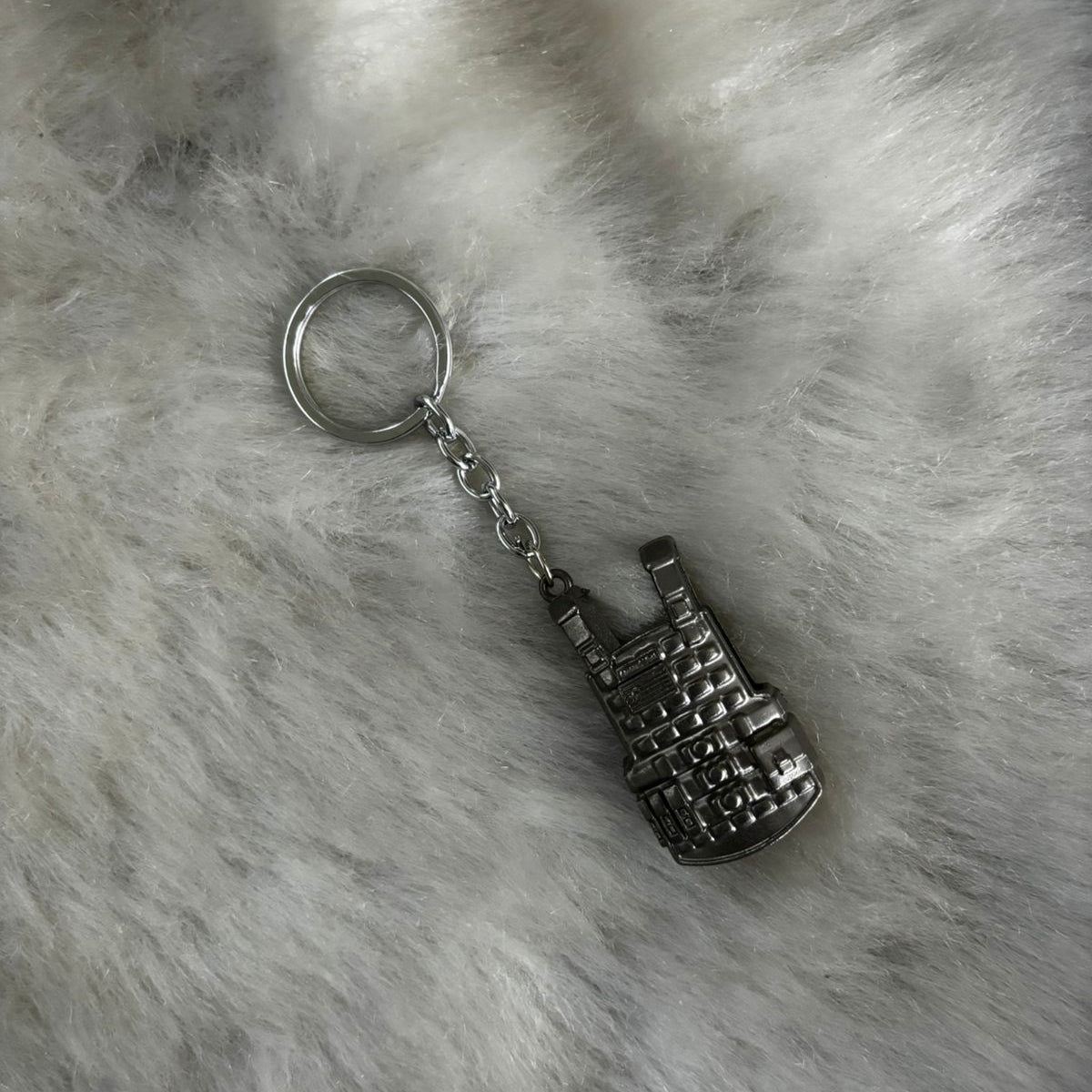 PubG Police Vest Metal Keychain